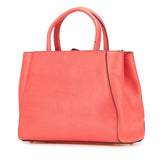 フェンディ プチトゥージュール ハンドバック ショルダーバッグ 2WAY 8BH253 オレンジ ピンク レザー レディース FENDI 【中古】